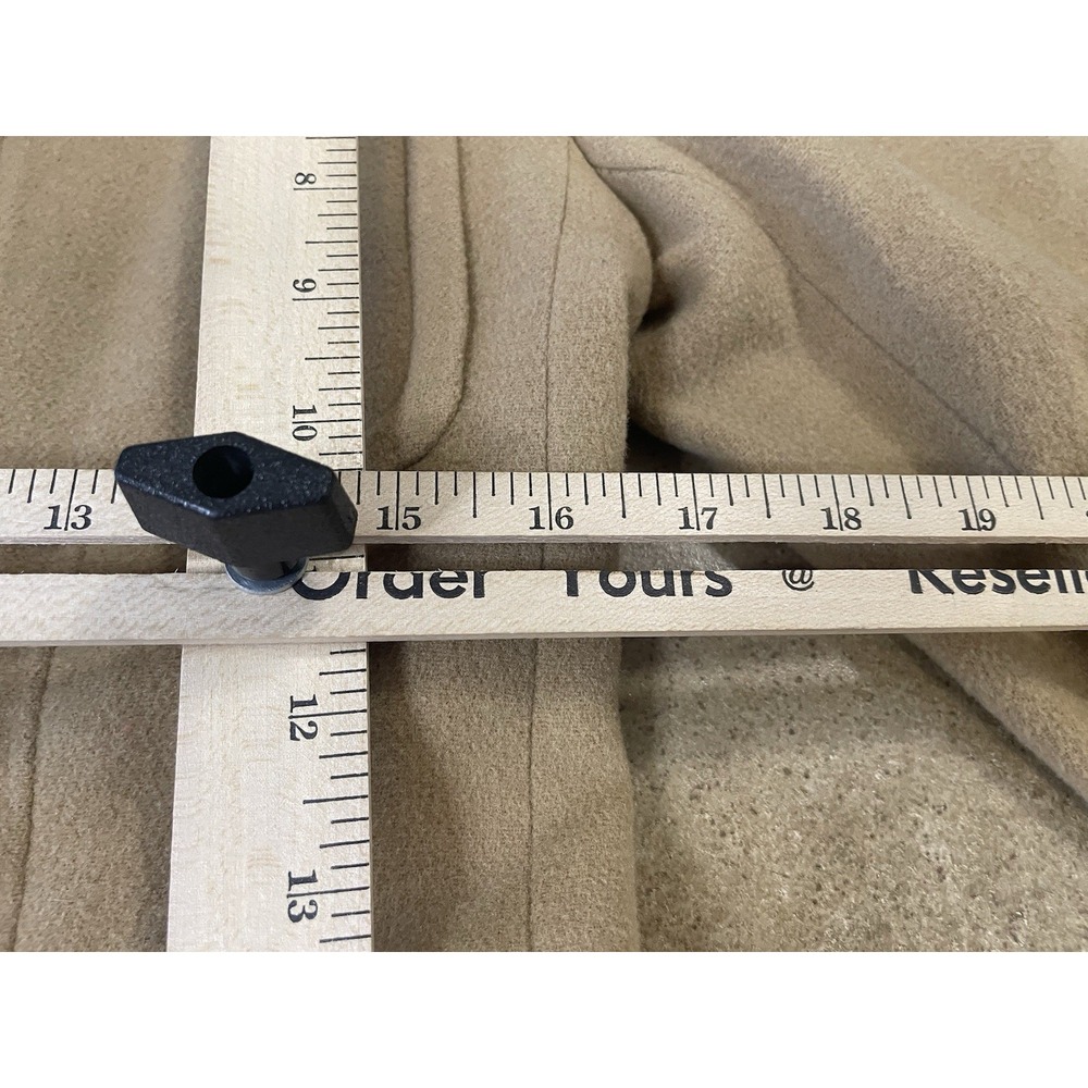 Vintage Lauren Ralph Lauren Wool Camel Hair Women's 2P Coat Jacket Blazer Suit - Picture 5 of 9